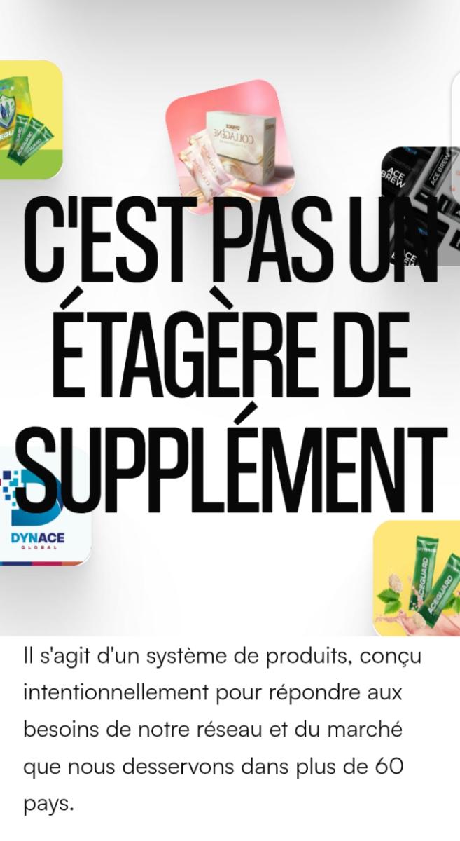 PRODUITS DE DYNACE GLOBAL,: 